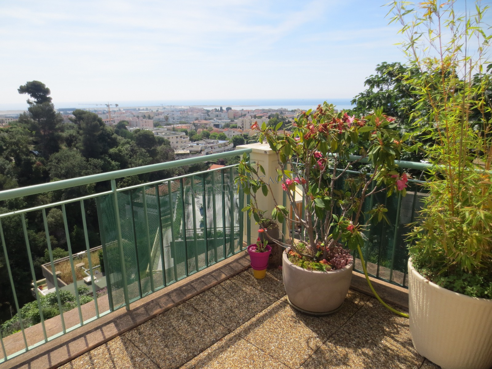 vente Saint Laurent du Var, Plateaux Fleuris, 3 pièces, vue mer